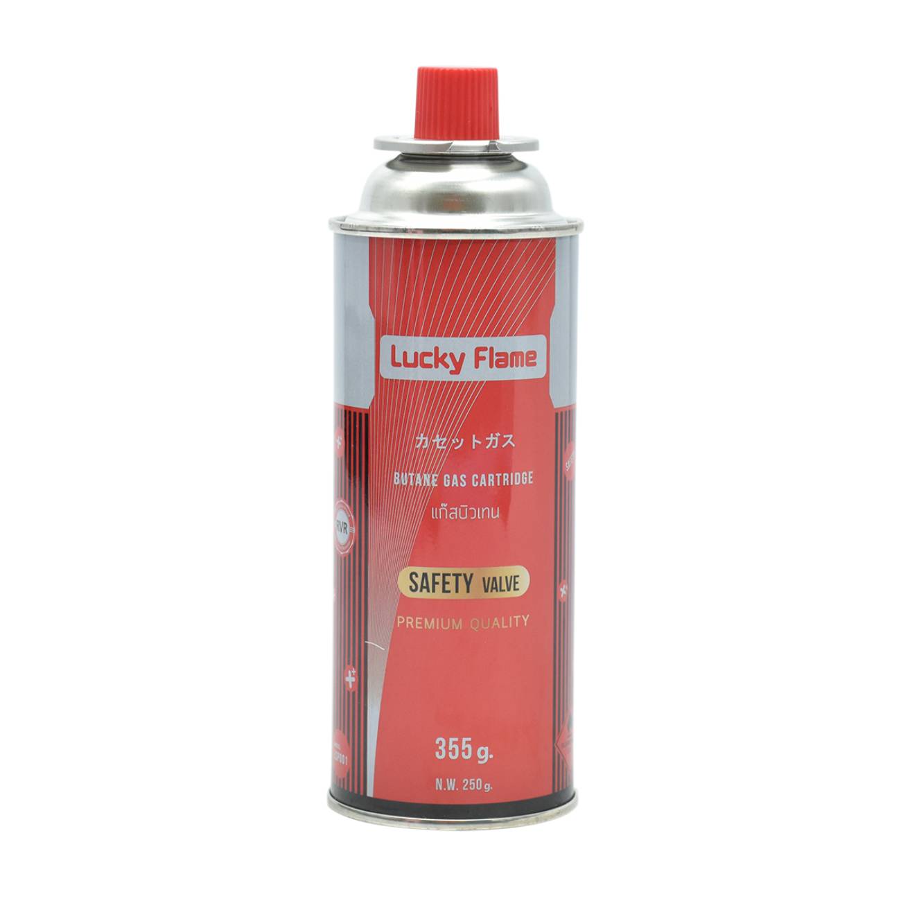 LUCKY FLAME LSP001 แก๊สกระป๋อง SAFETY VALVE (28 กระป๋อง/ลัง)